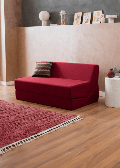 Pisa Sofa Burgundy - Sofa Luz