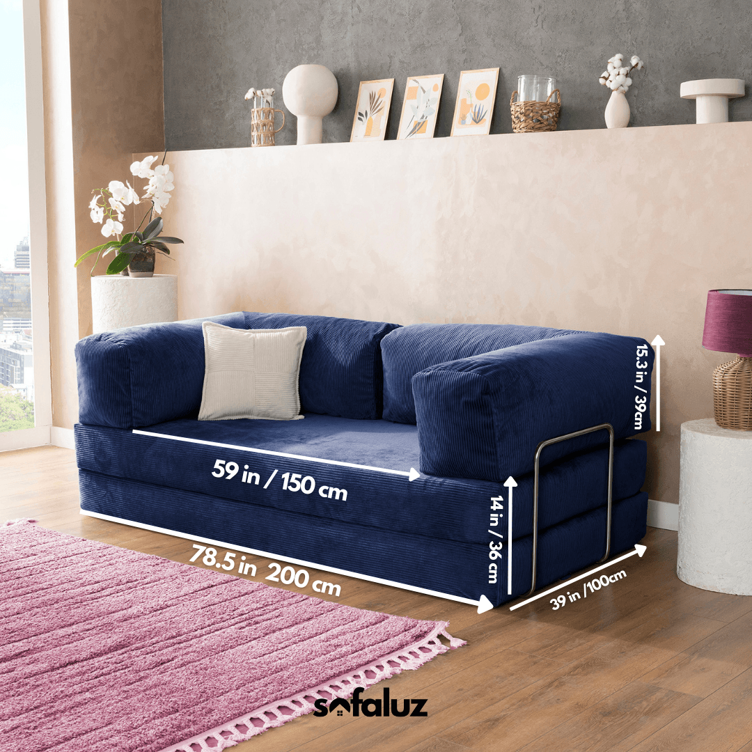 Confex Navy Blue - Sofa Luz