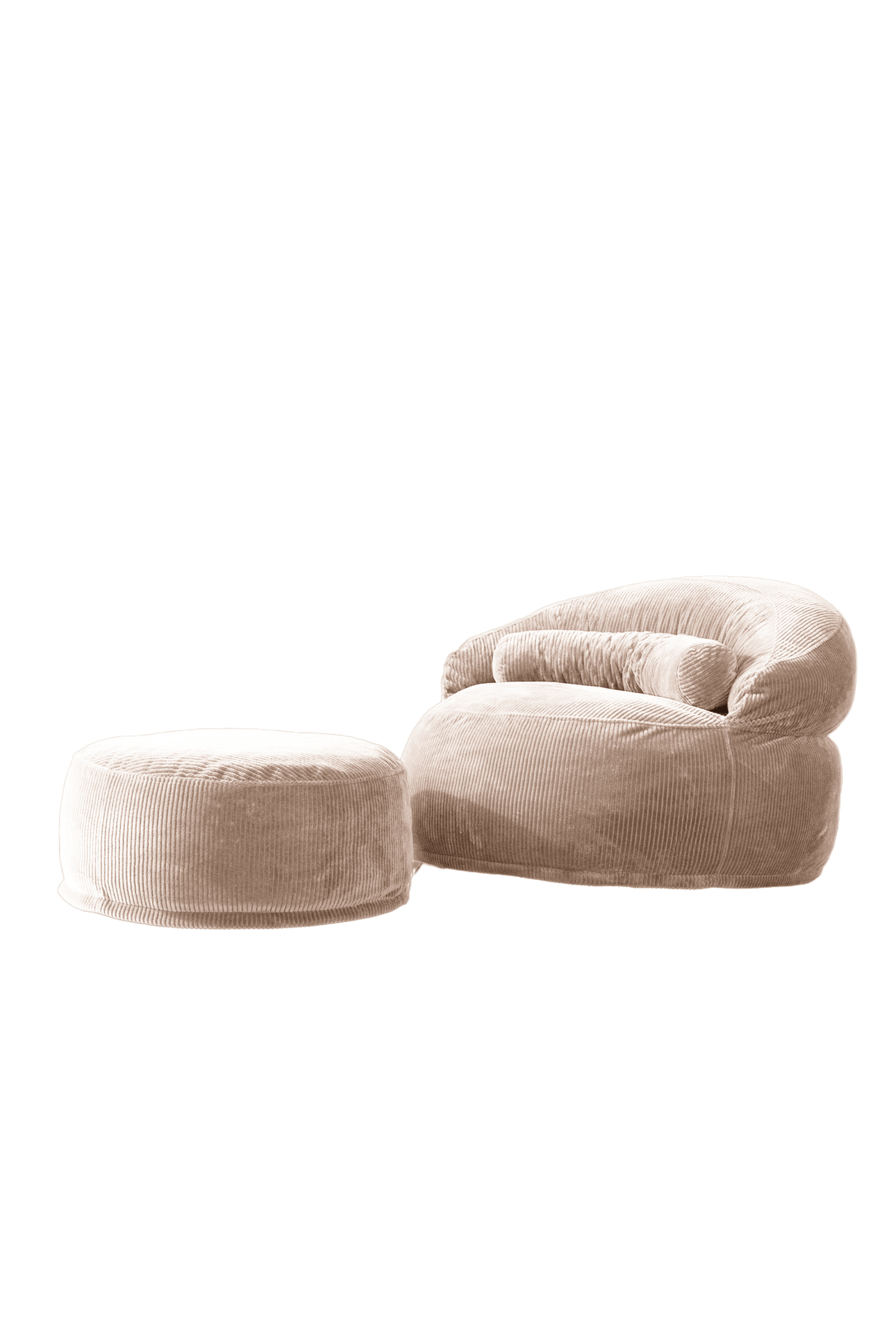 Sofio Poufs Cream - Sofa Luz