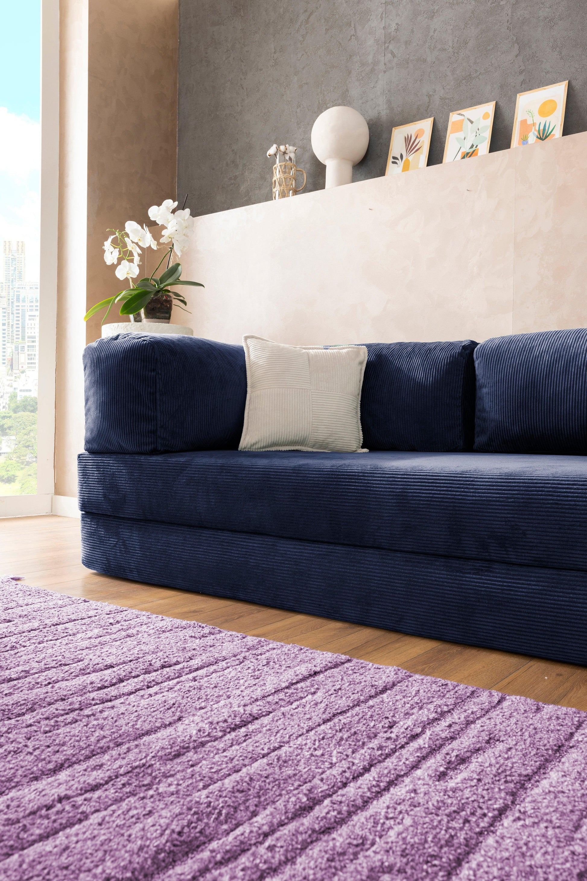 Confex Navy Blue - Sofa Luz