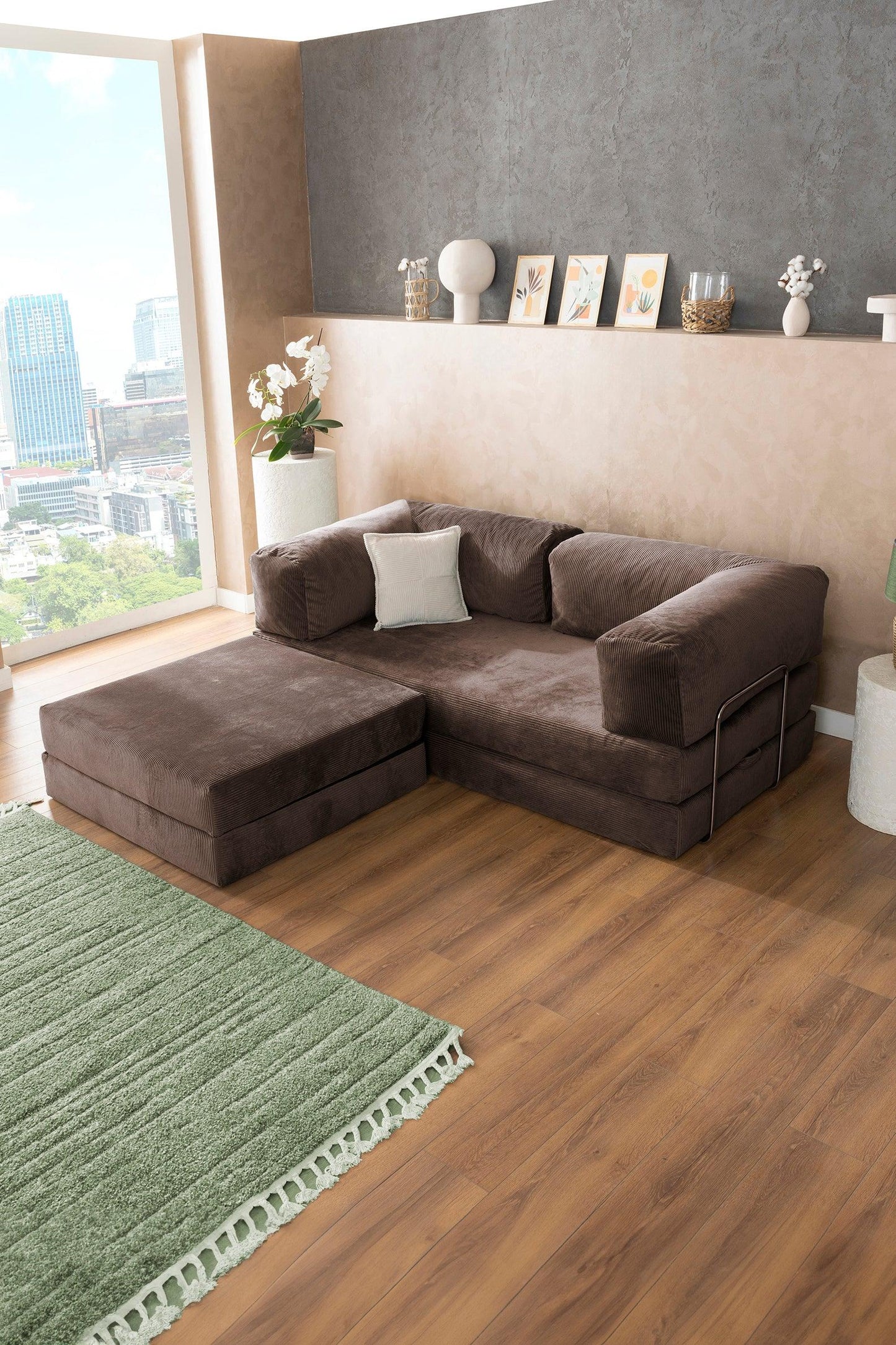 Confex Brown - Sofa Luz