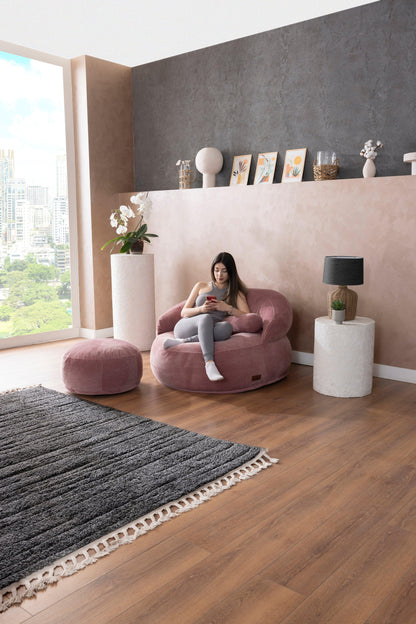 Sofio Poufs Pink - Sofa Luz