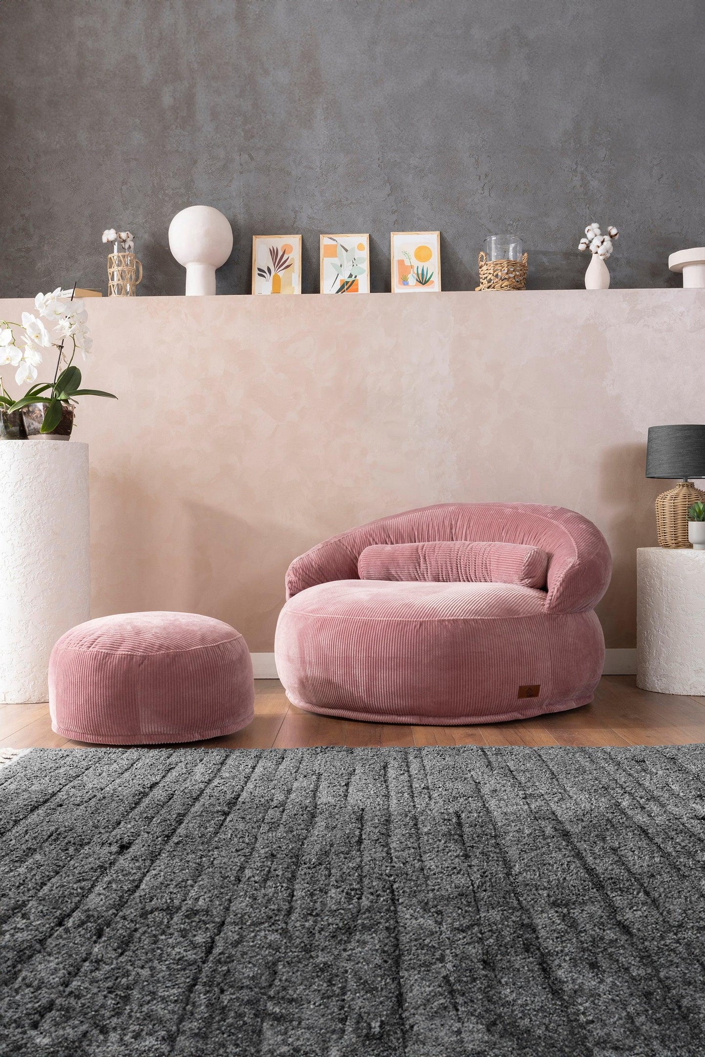 Sofio Poufs Pink - Sofa Luz