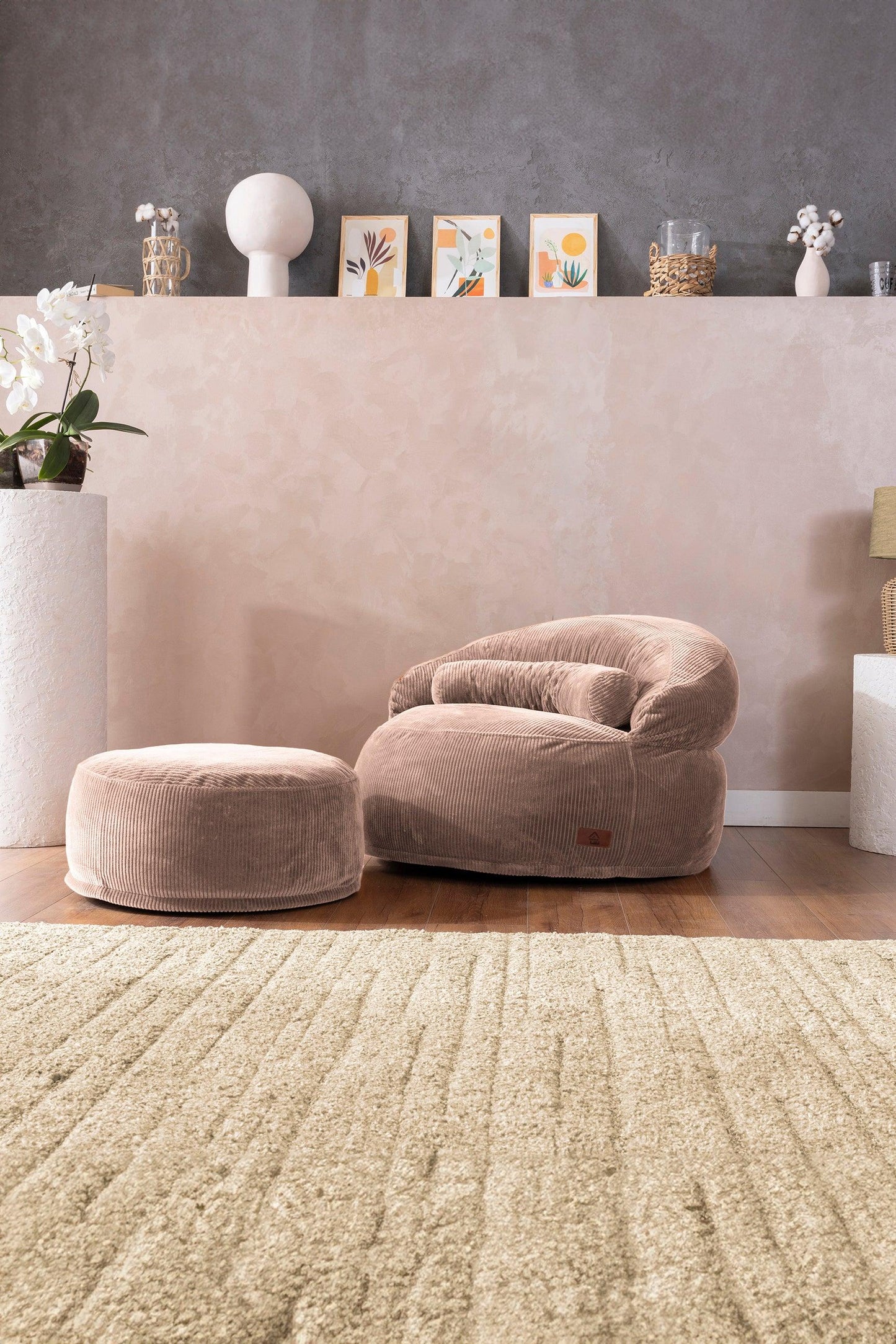 Sofio Poufs Beige - Sofa Luz